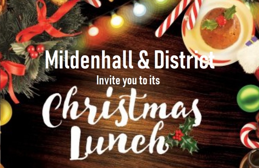 Mildenhall Xmas Lunch 2018
